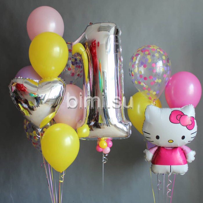 Набор с воздушными шарами &quot;Hello Kitty&quot; 4