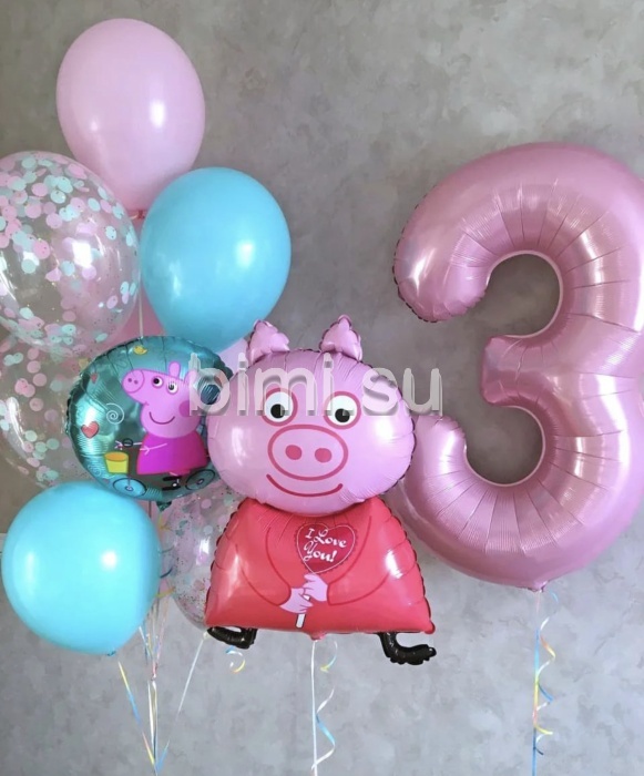 Набор воздушных шаров Свинка Пеппе №5