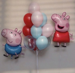 Набор воздушных шаров Свинка Пеппе №6