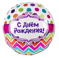 Шары на День Рождения купить с доставкой в Москве по лучшей цене