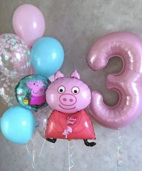 Набор воздушных шаров Свинка Пеппе №5